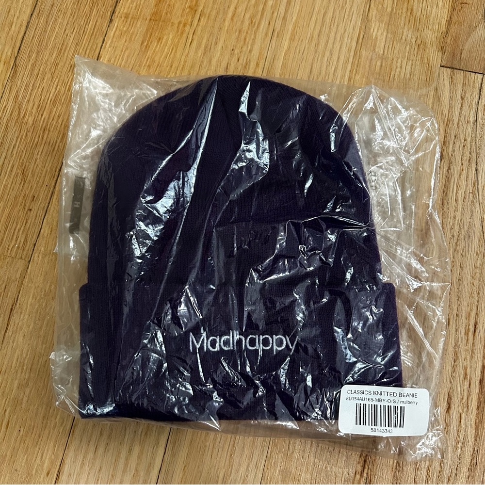 New Madhappy mulberry purple beanie unisex